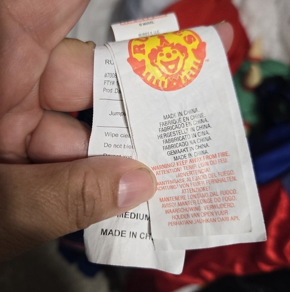 Marvel Kid's Captain America Bodysuit Costume Sz Medium - Picture 5 of 6